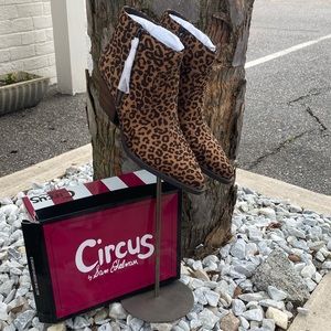 Sam Edelman Cheetah Ankle Boots
